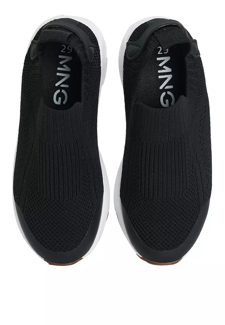 Elastic Panel Sneakers