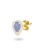 Aquae Jewels yellow Earrings Empress Precious Stone, 18K Gold and Diamonds with Ruby - Emerald - Sapphire - Yellow Gold,Sapphire 189B4AC13F402DGS_3
