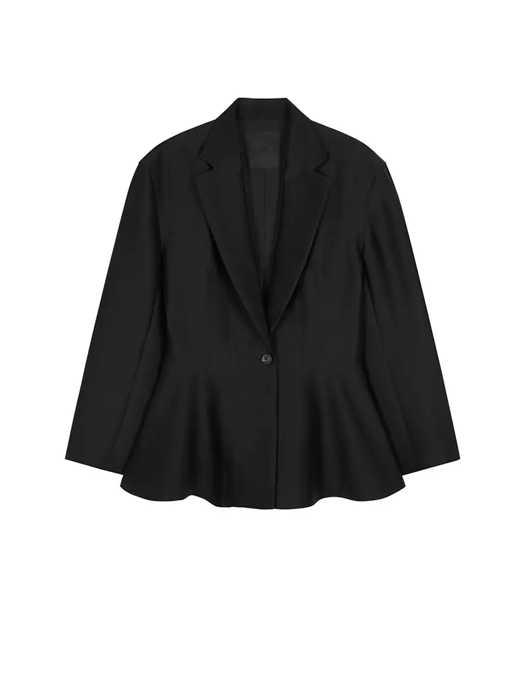 通勤气质中长款西服