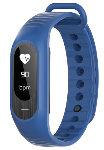 Skmei Smart Band - Bluetooth - Blood Pressure Monitor - Blue - B15-B