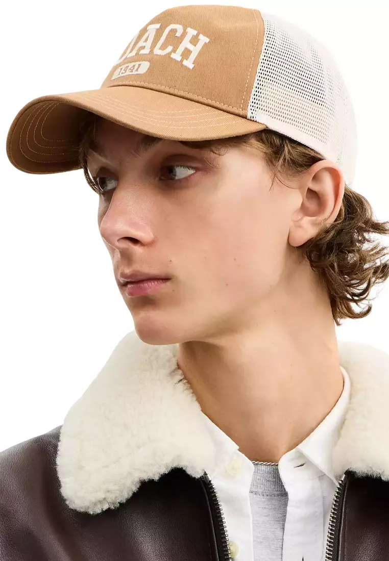 Buy Coach 1941 Varsity Trucker Hat - Light Saddle CCN87 2026