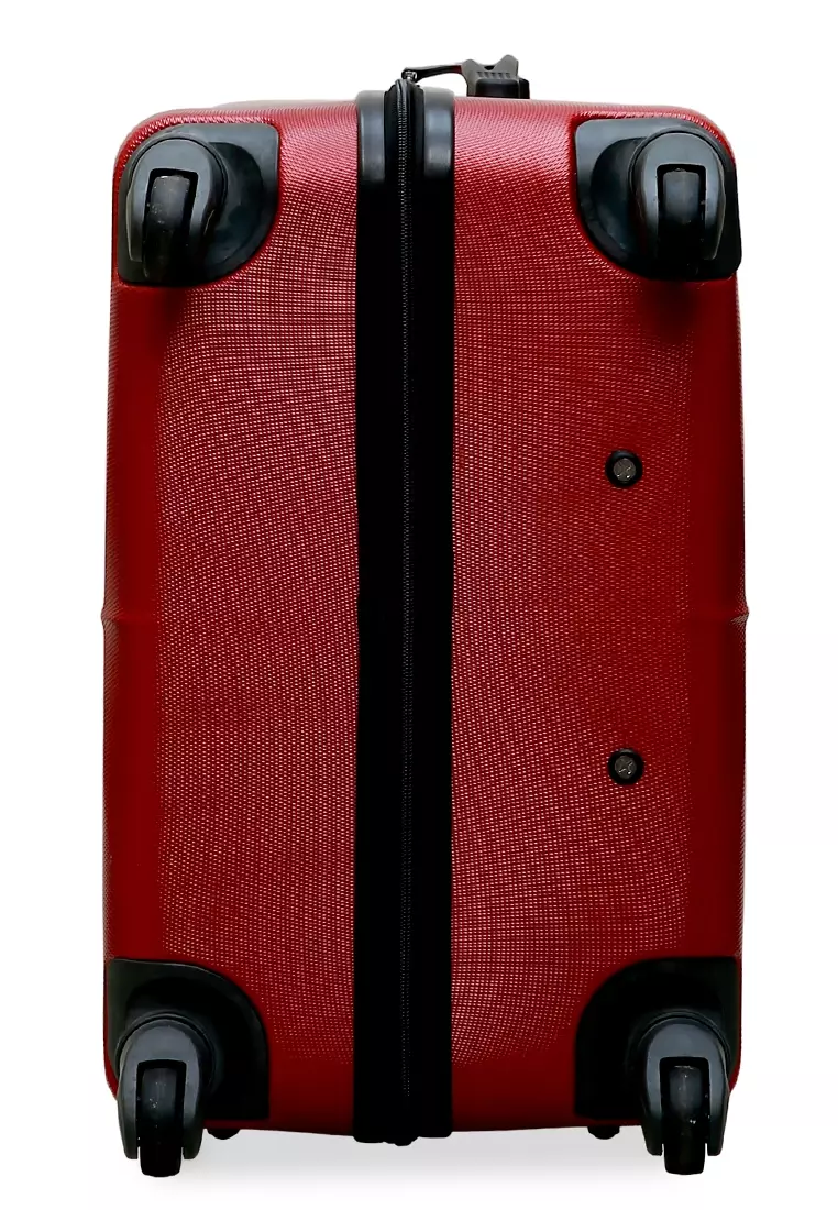 Gavriel Koper Jumbo Size 30 Inch Big Compartment Travel Bag Unisex Material Fiber ABS ORIGINAL - Maroon