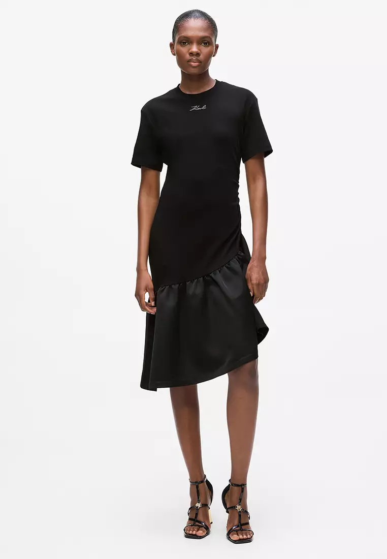 women's dress with shorts Essential Dress With Built-In Shorts - Black