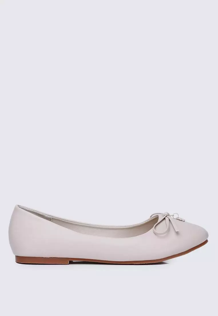 Discount on My Ballerine  shoes - SKU: My Ballerine Briony Comfy Ballerina In Beige