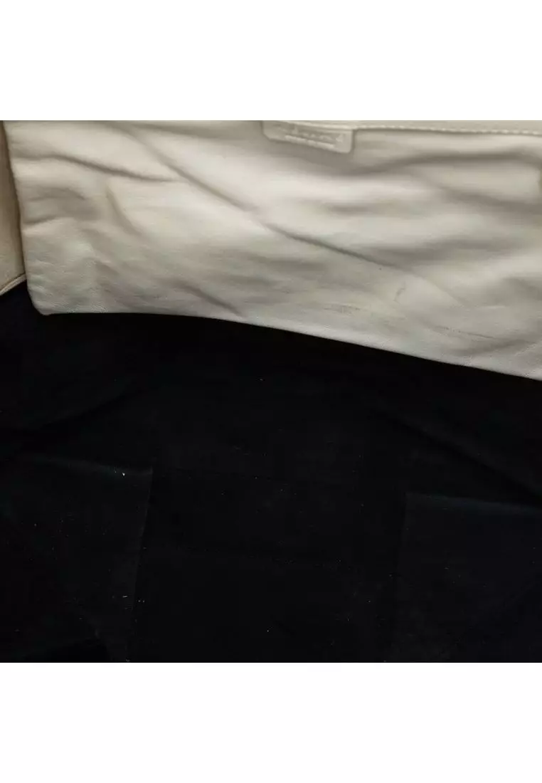 Pre-Loved Celine Bicolor Leather Vertical Cabas Tote