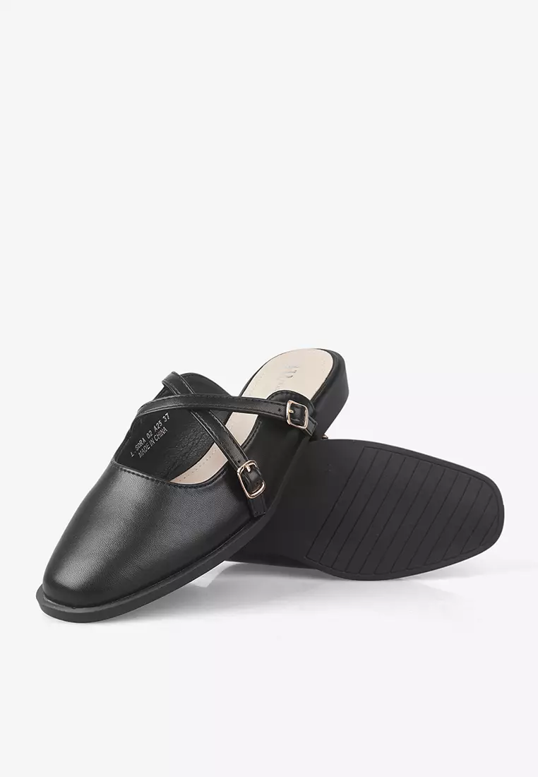 Sepatu Bustong Mules Wanita L.Sora 02