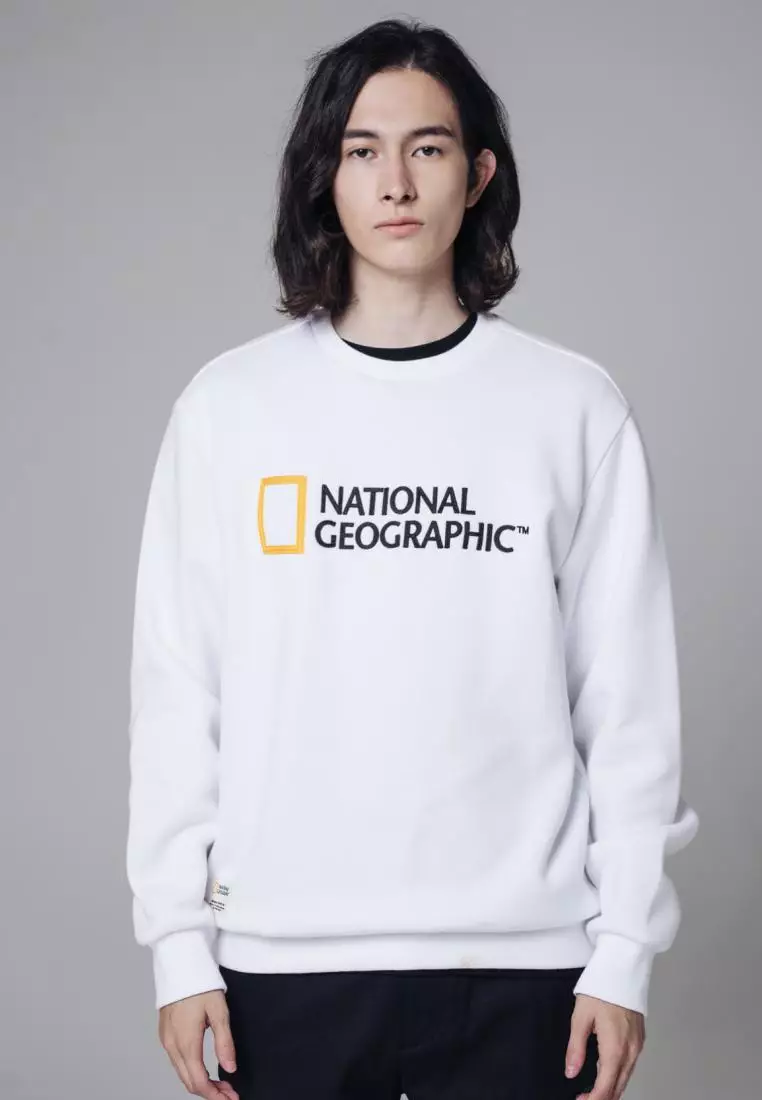 National Geographic Big LOGO Fleece Sweatshirt 2024 | Buy National  Geographic Online | ZALORA Hong Kong