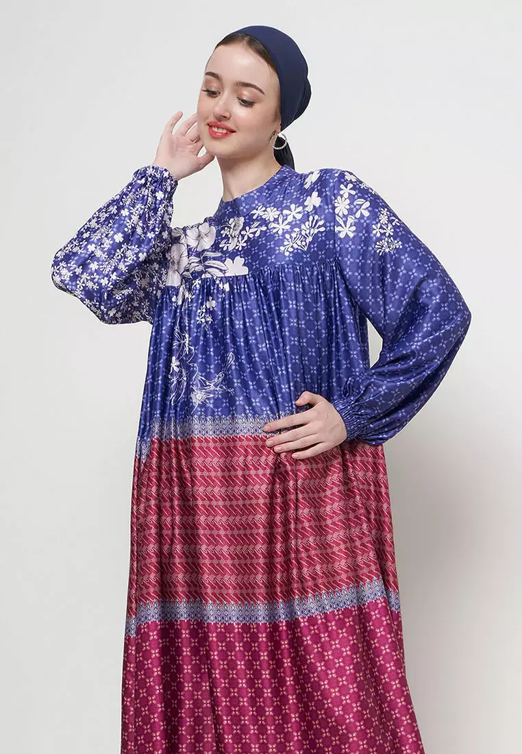 Kamilaa by Itang Yunasz Dress Milani Maroon