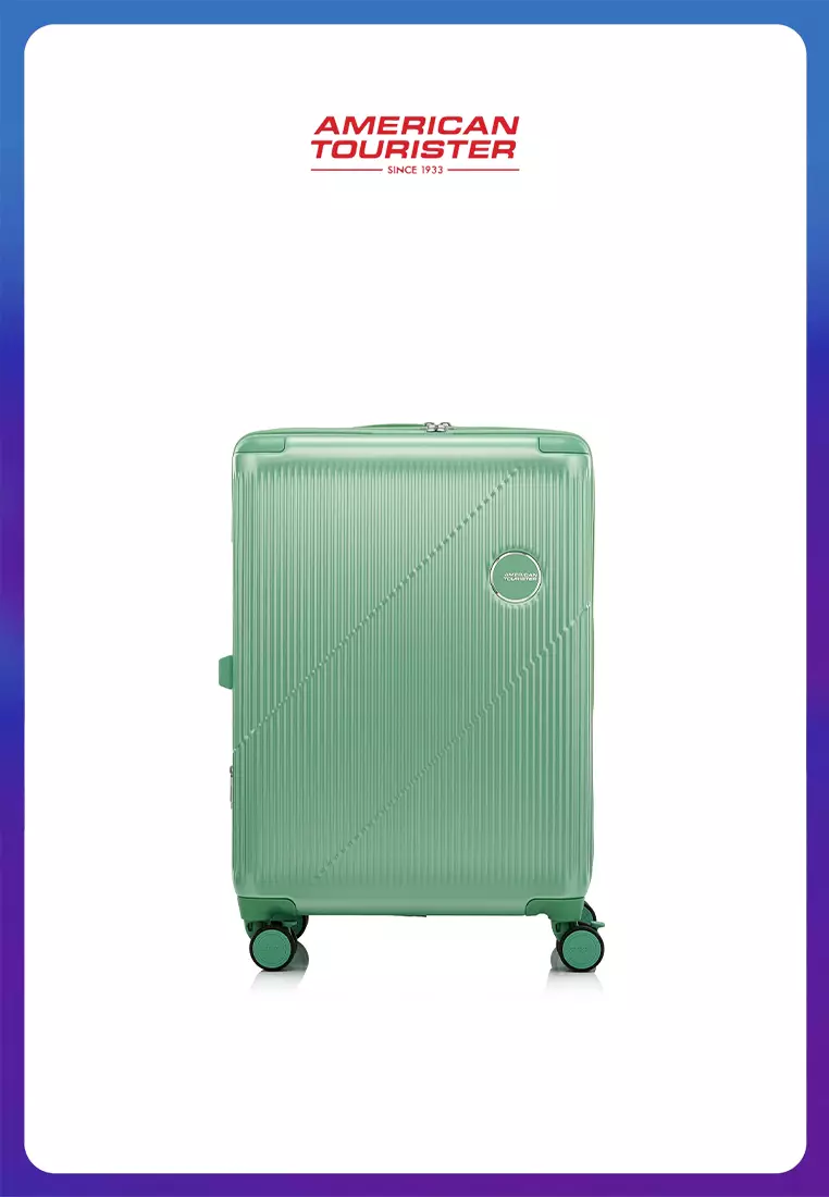 American Tourister Koper Hardcase Curvus Medium 24 Inch TSA - Mint Green