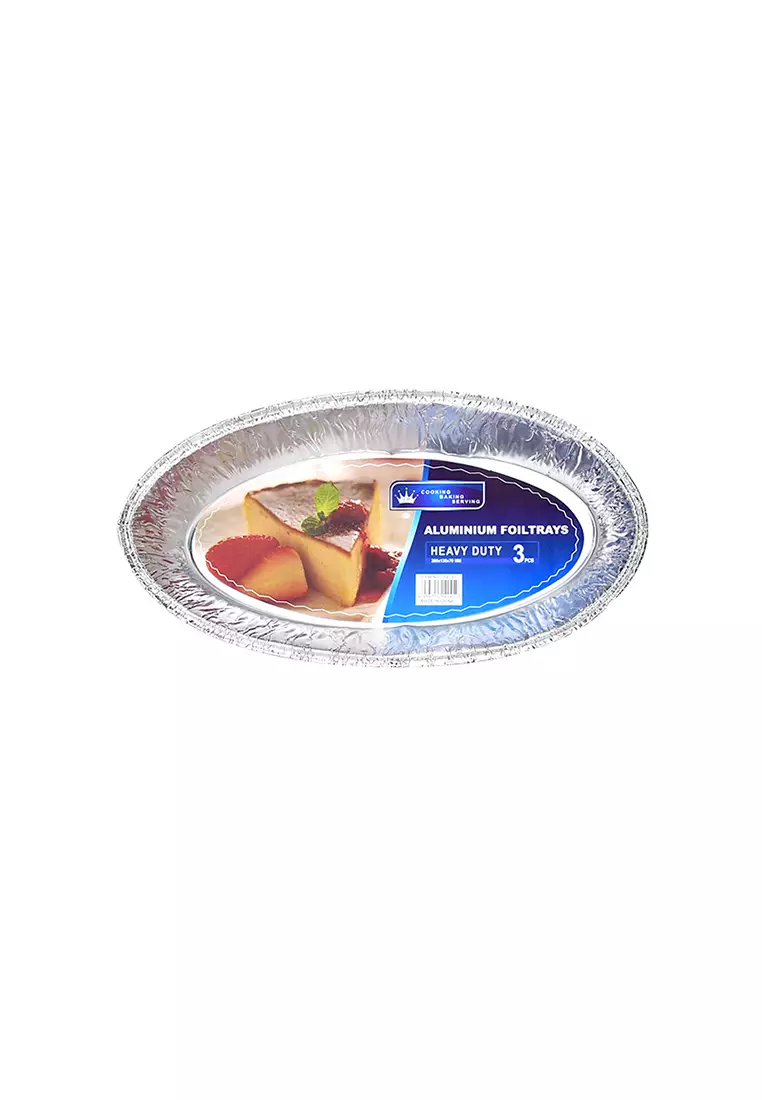 Disposable Aluminum Large Oval Roaster Set 5PC in 2023