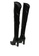 London Rag black Thigh High Long Boots in Stretch Patent PU D1983SH42DD729GS_3