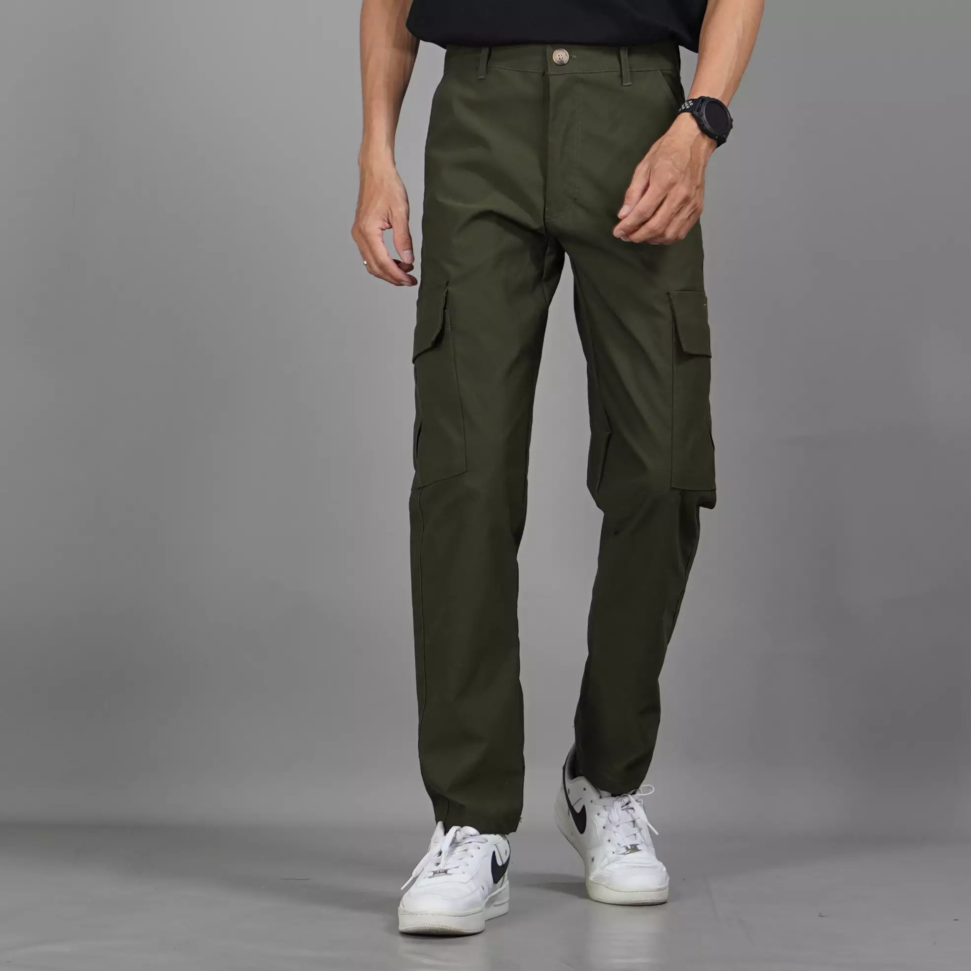 RAYMOND Celana Cargo Pria Celana Taktikal Tactical Cargo Pants Pria - ARMY