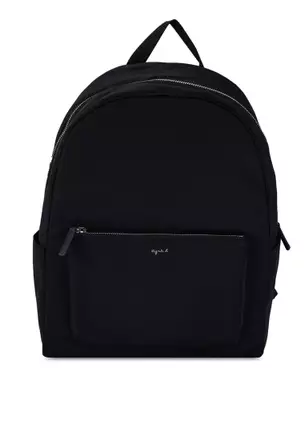agnes b leather backpack B. VOYAGE SMALL NYLON DRAWSTRING P571VN01 ROYAL BLUE  featuring black Backpack Agnes B Bags Agnes