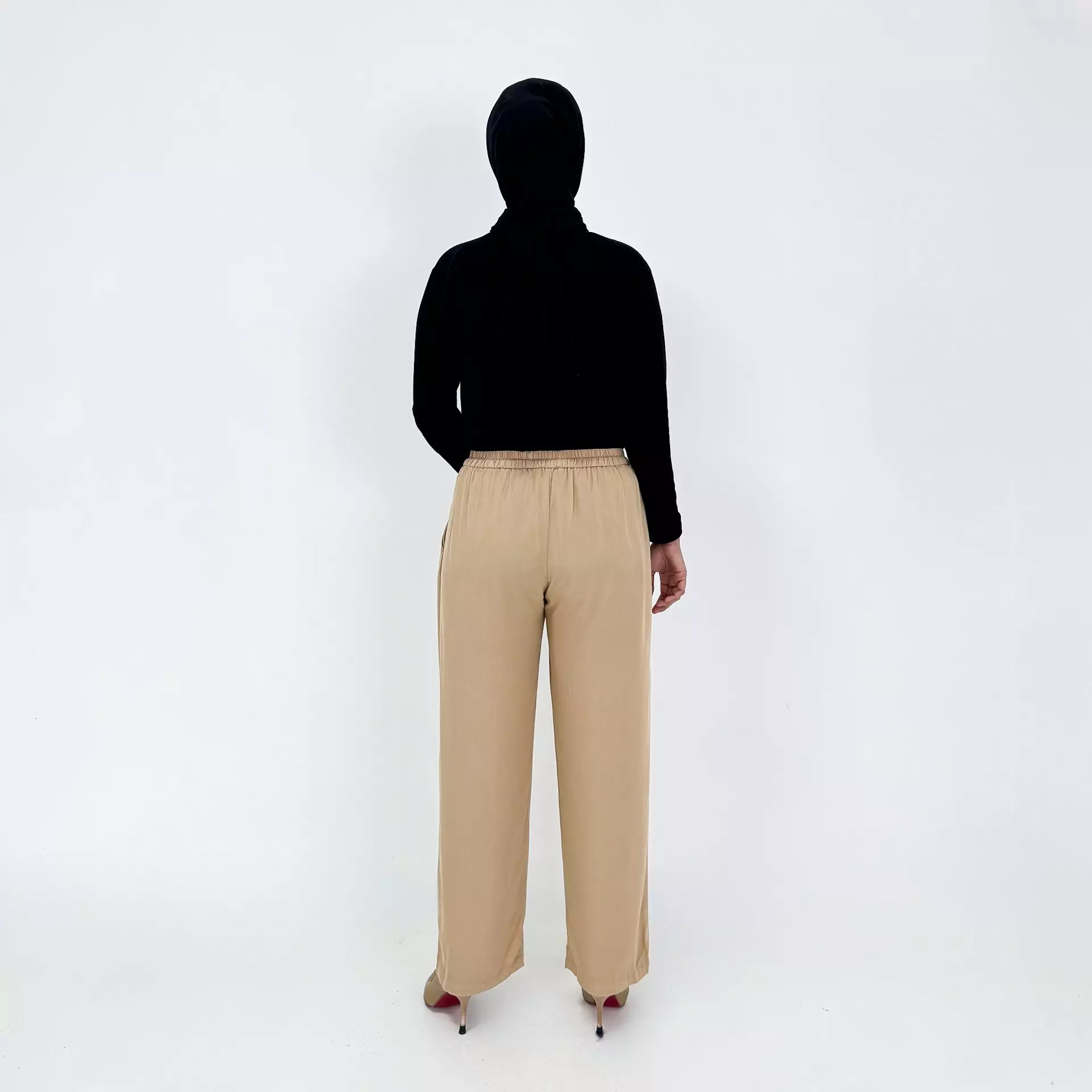 Celana Panjang Muslim Wanita - Tania Cotton Basic Daily Pants