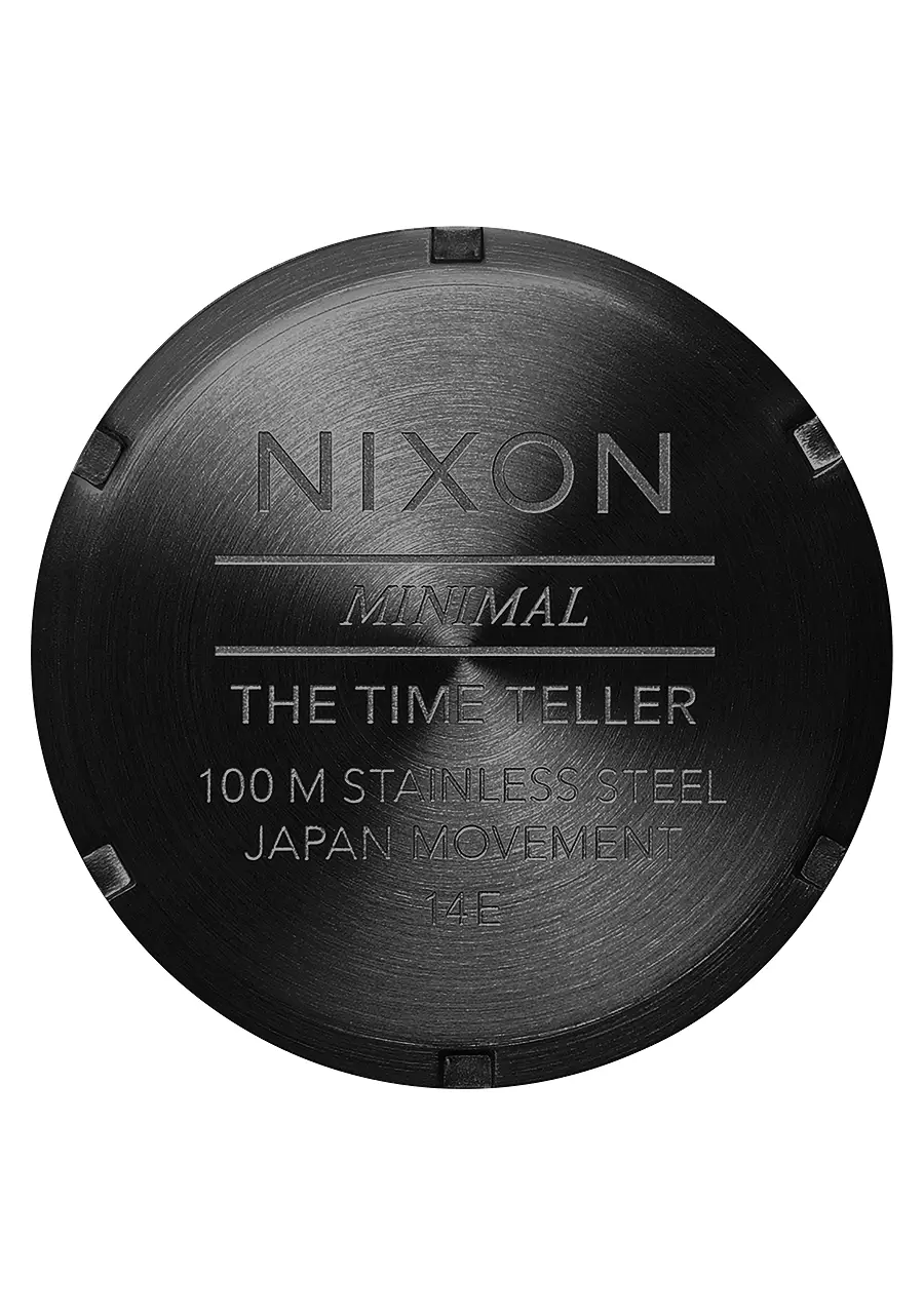 Time Teller All Black White Unisex