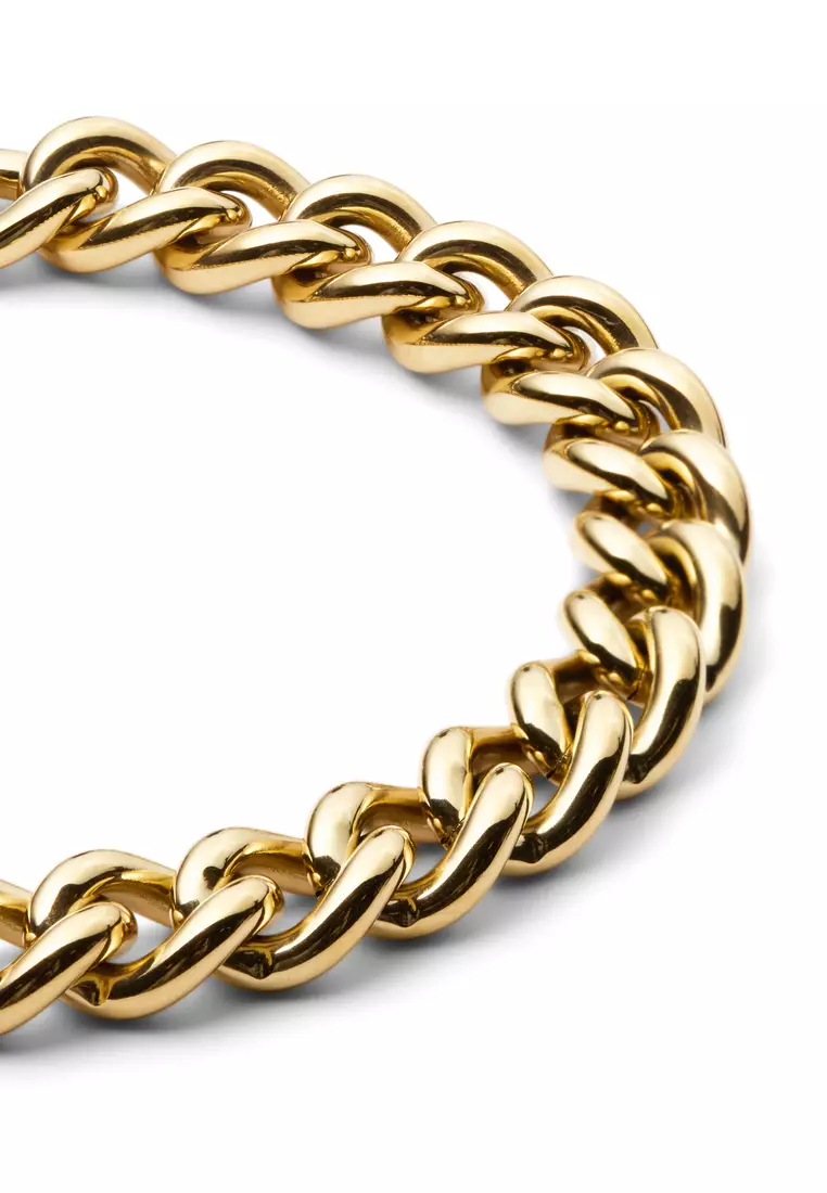Chunky Chain Bracelet Gold - Unisex Bracelet for women and men stainless steel Bracelet DW Official Authentic Original