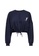 ONLY navy Peanuts Life Long Sleeves Terry Sweat 36B99AA61FB100GS_5