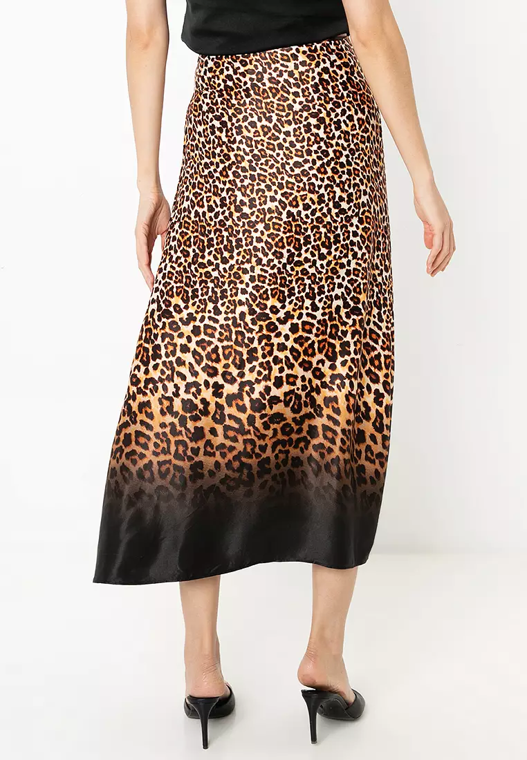 ZARA Leopard Midi Skirt 2025 Buy ZARA Online ZALORA Hong Kong
