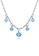Urban Outlier blue and silver Crystal Necklace 130593 3F5ABACA91C088GS_1