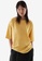 COS yellow Oversized T-Shirt 901FAAAFB65548GS_1
