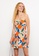 LC WAIKIKI orange Strapless Patterned Viscose Women's Dress 2D88CAAF0C133DGS_3