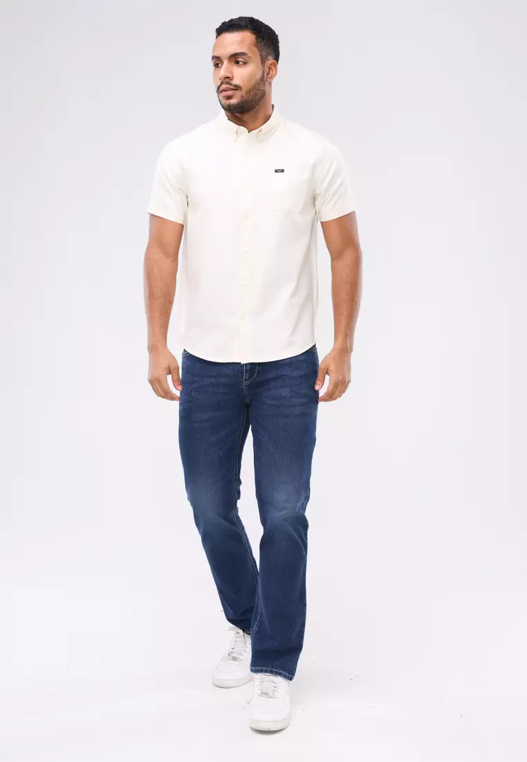 Woven Oxford Polo Short Sleeves