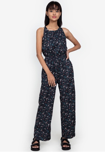 Buy Zalora Basics Sleeveless Tie Back Jumpsuit Online Zalora Malaysia