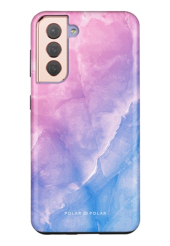 Polar Polar pink Sweet Rainbow Samsung Galaxy S21 5G Dual-Layer Protective Phone Case (Glossy) 07CA5ACB78118DGS_1