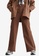 H&M brown Wide Twill Trousers 056C8AA71E6B8AGS_1