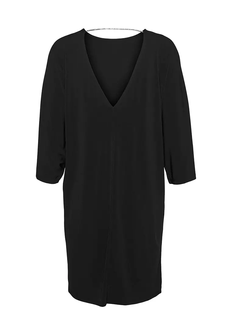 Rasmine 3/4 Bat Sleeve Short Dress