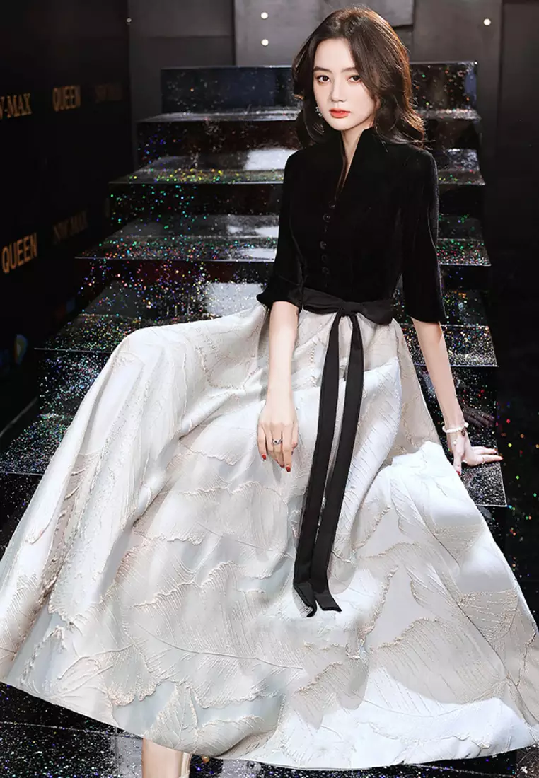 Fashionable and elegant evening dress long dress CA092606