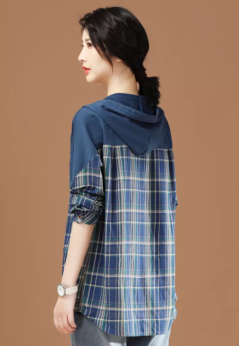 Buy A IN GIRLS Fashion Checkered Shirt Jacket 2024 Online ZALORA