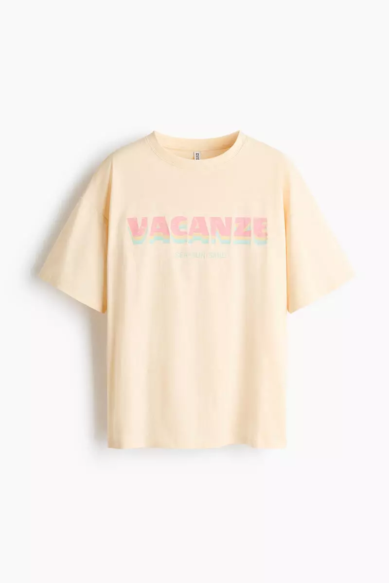 Oversized printed T-shirt