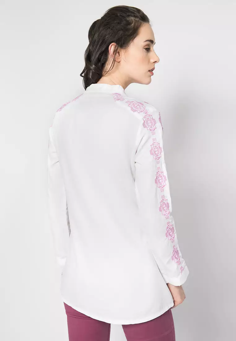 LGS - Baju Tunik Wanita - Lengan Panjang - Motif Bordir - LLSH.385.S1029.U334.7C-L/S