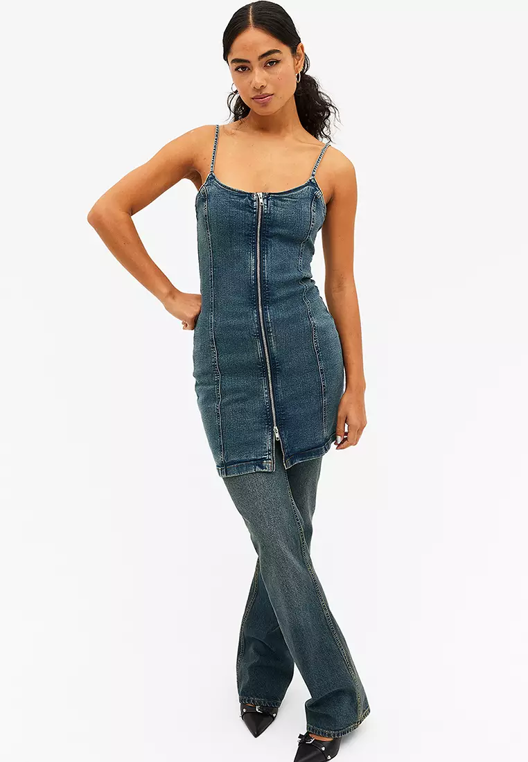 Monki denim dress cheap
