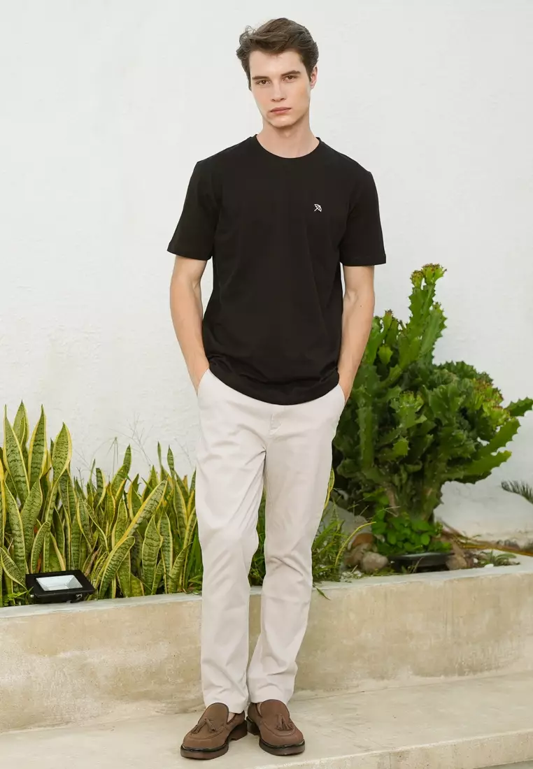 BLACK MEN'S SHORT SLEEVE T-SHIRT