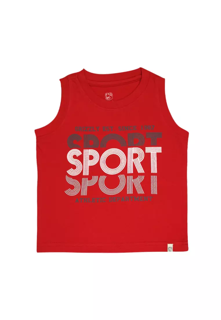 Buy Grizzly Toddler Boys Muscle Shirt and Short Set 2023 Online