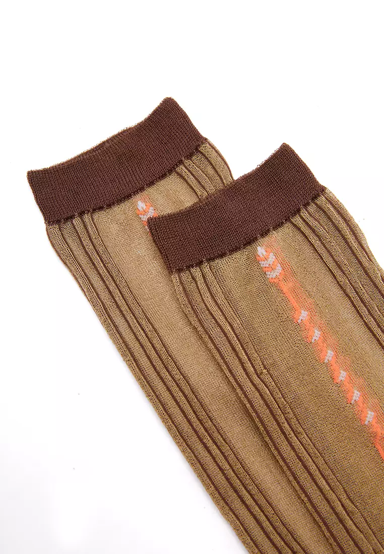 Blended Patchwork Crew Socks