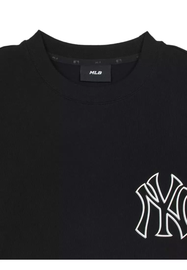 BASIC MEGA LOGO LOOSE FIT LONG SLEEVE T-SHIRTS NEW YORK YANKEES