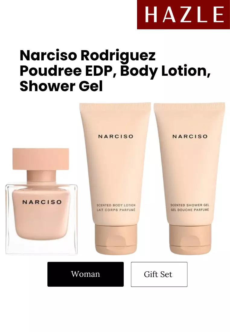 [Gift Set] Poudree Woman EDP 50 ml + Body Lotion 50 ml + Shower Gel 50 ml