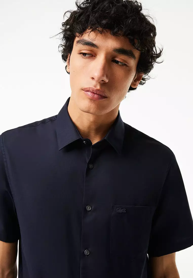Men's Regular Fit Solid Cotton Shirt