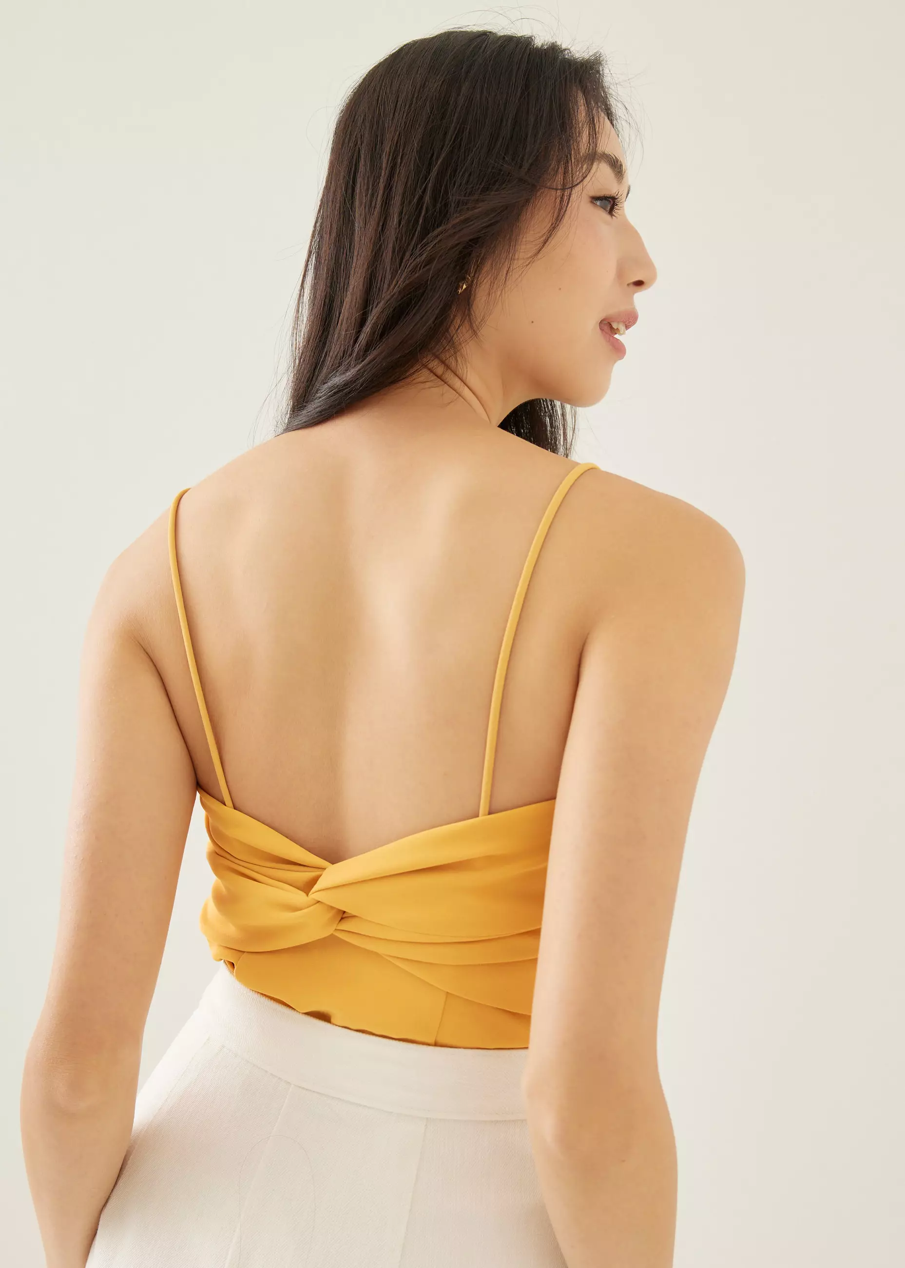 Atasan Wanita - Hermione Padded Knot Back Top