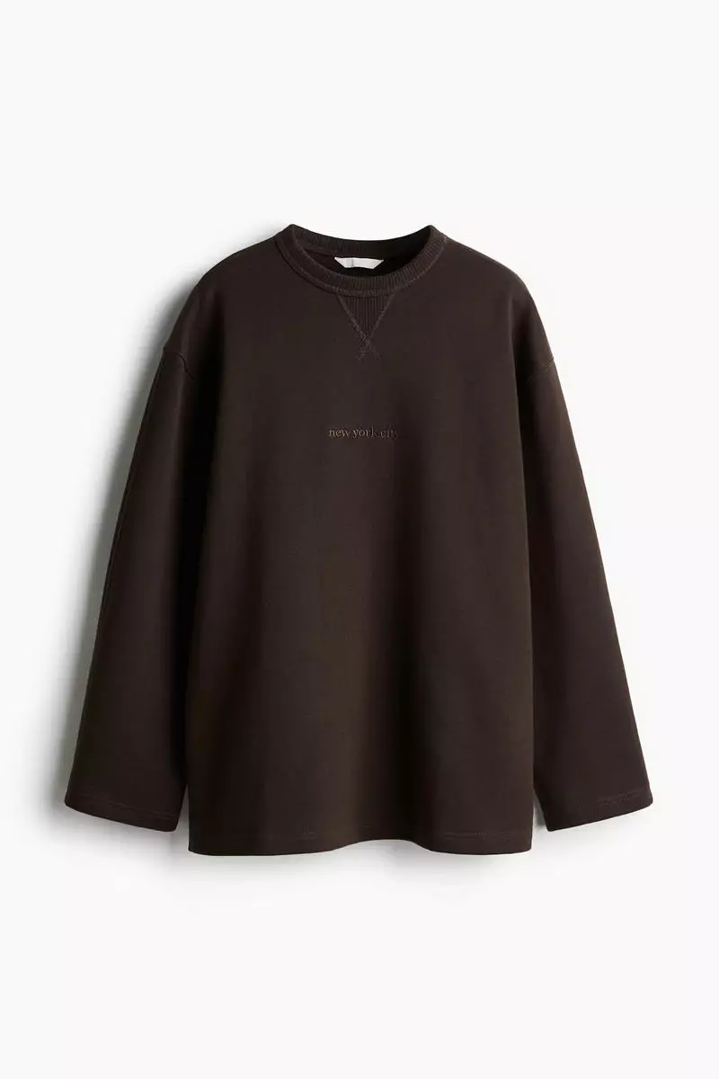 Text-motif sweatshirt