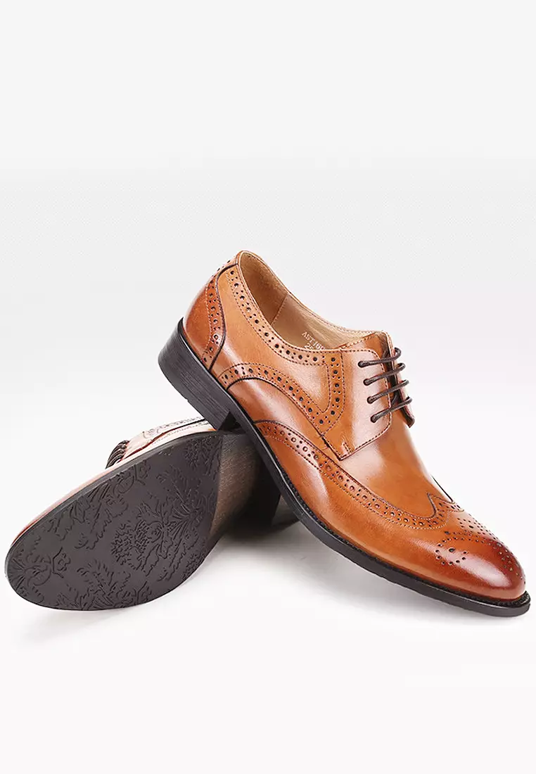 Vintage brogue shoes sales