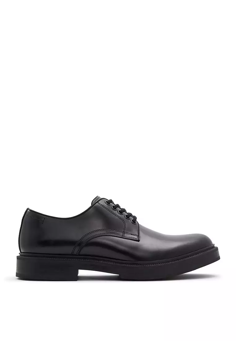 Mens black derby on sale shoes