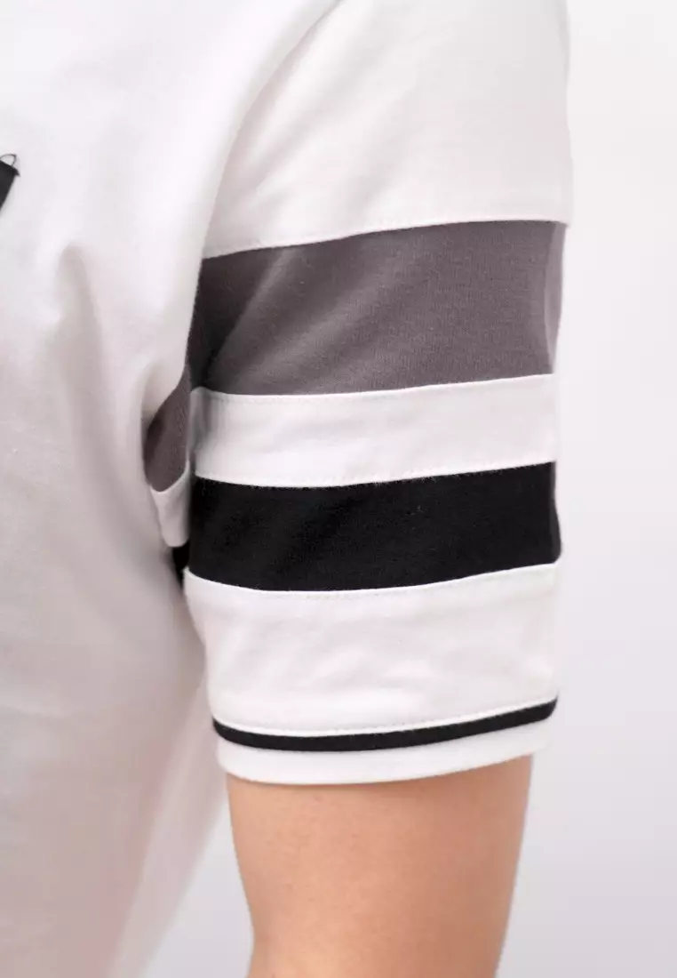 Ryusei Kaos Pria Turtleneck Nandito Kou CMB White