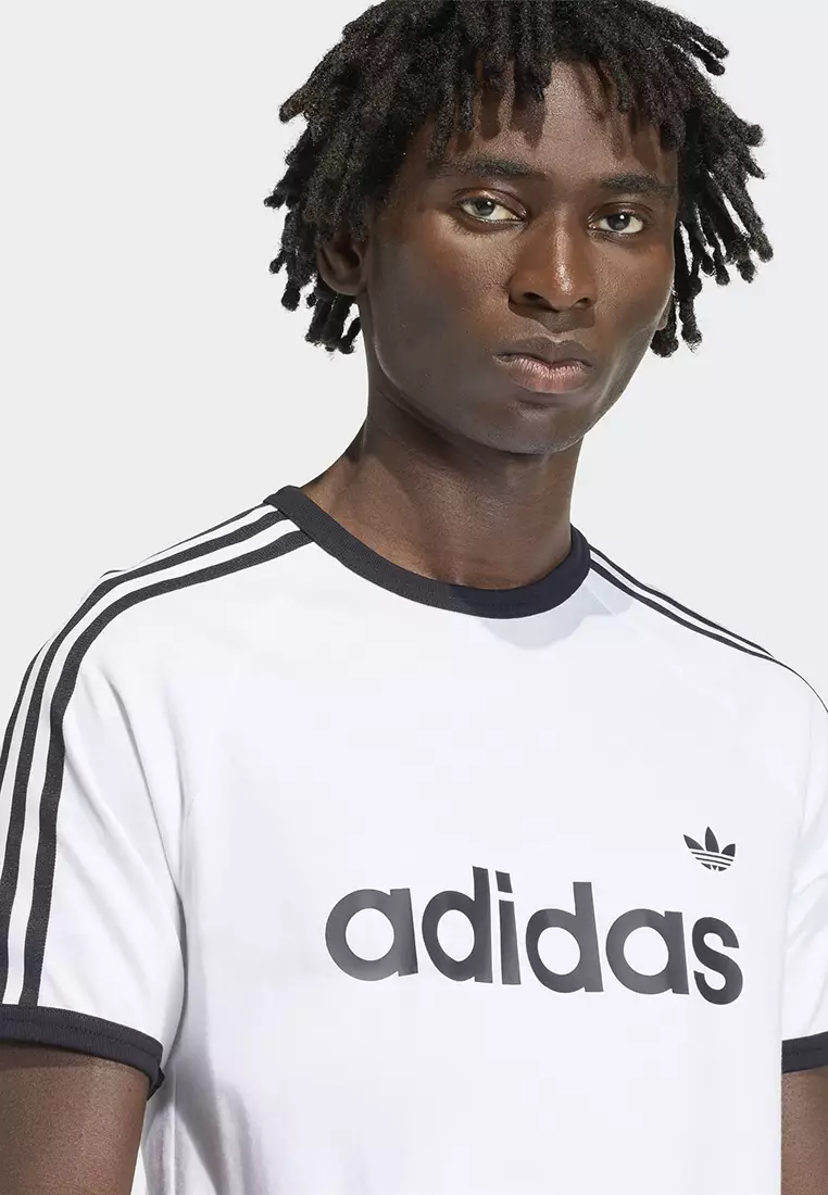 3-Stripes Slim Ringer T-Shirt
