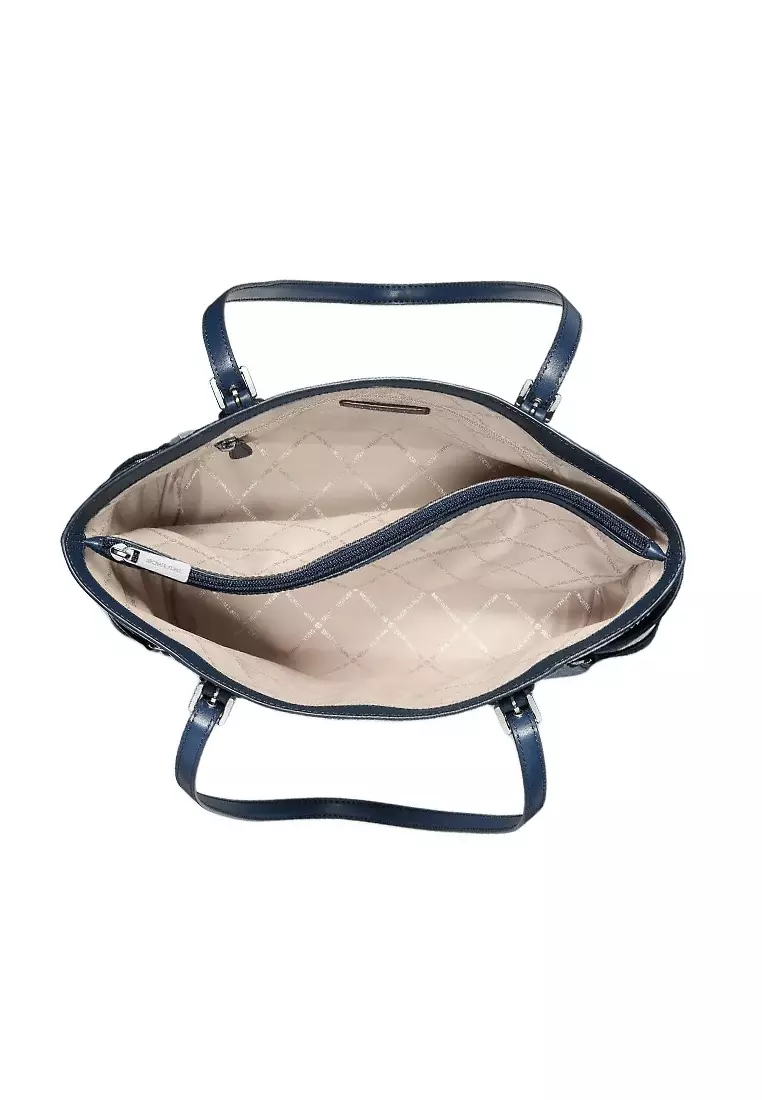 Buy Michael Kors Voyager Large Color-Block Signature Logo Tote Bag