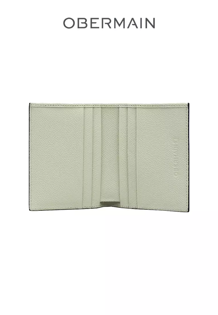 Ladies RFID Tall Wallet Genuine Leather Orange