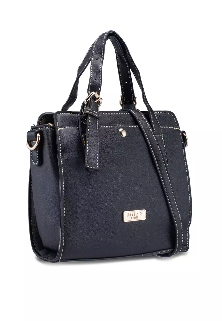 Saffiano Convertible Satchel